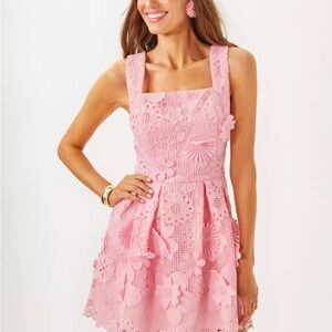 Lilly Pulitzer Cindy Skirted Lace Romper NWT